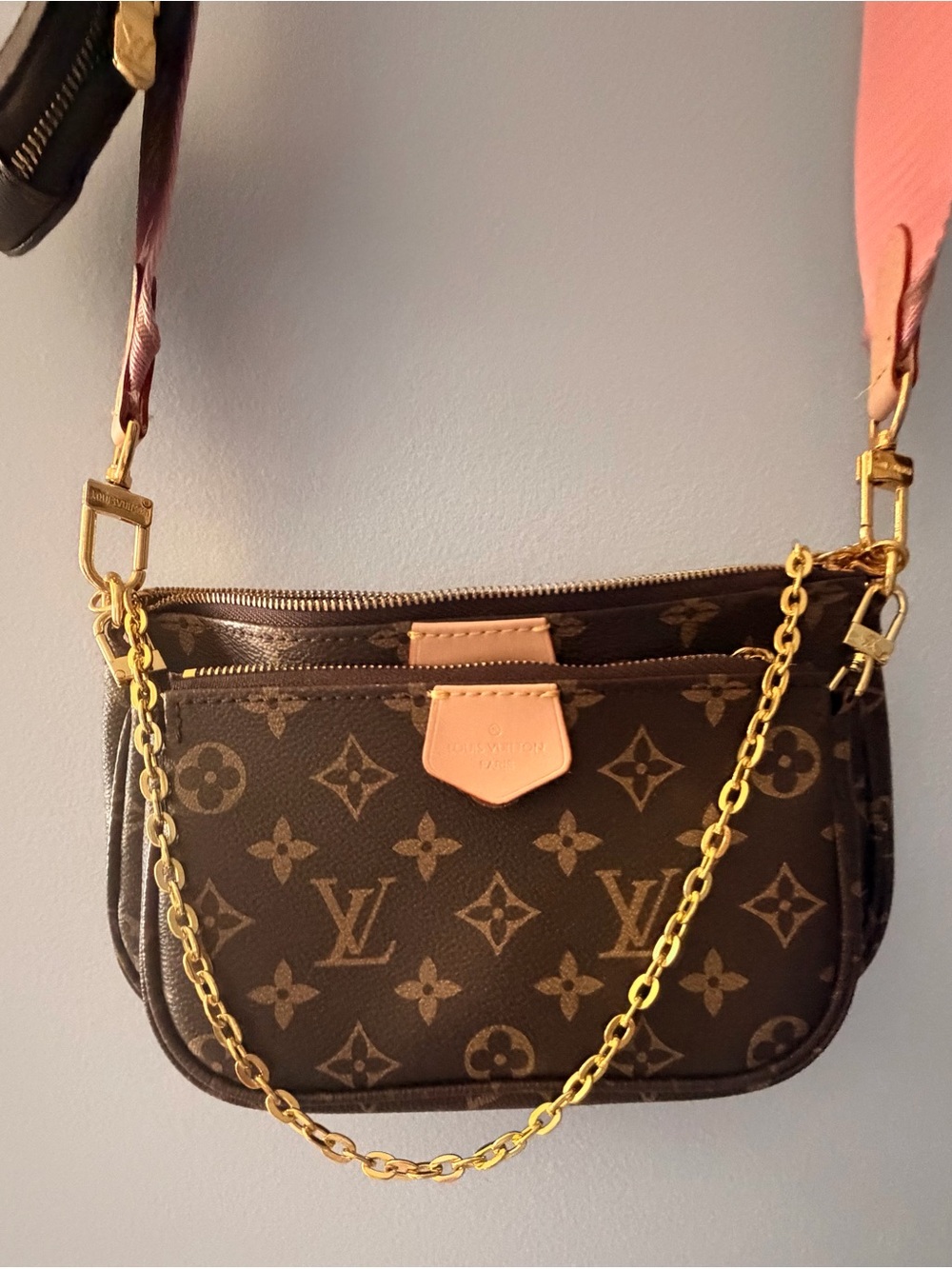 Louis Vuitton Brown Monogram Mini Pochette Crossbody